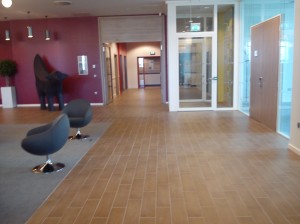 Laminate Effect Floor Tiling to Adagio Hotel entrance
